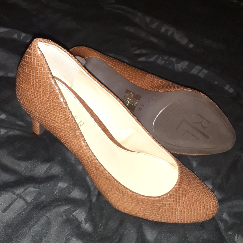 Ralph Lauren 8.5 women's heels shoes